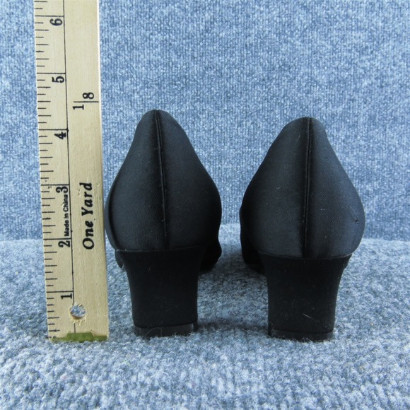 Easy Spirit Donovans Women Pump Heel Shoes Size 6.5 Medium Black Fabric - Picture 5 of 9